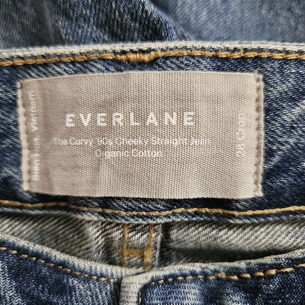 Everlane The Curvy 90s Cheeky Straight Crop Jean Women's Size 28 - Picture 8 of 9